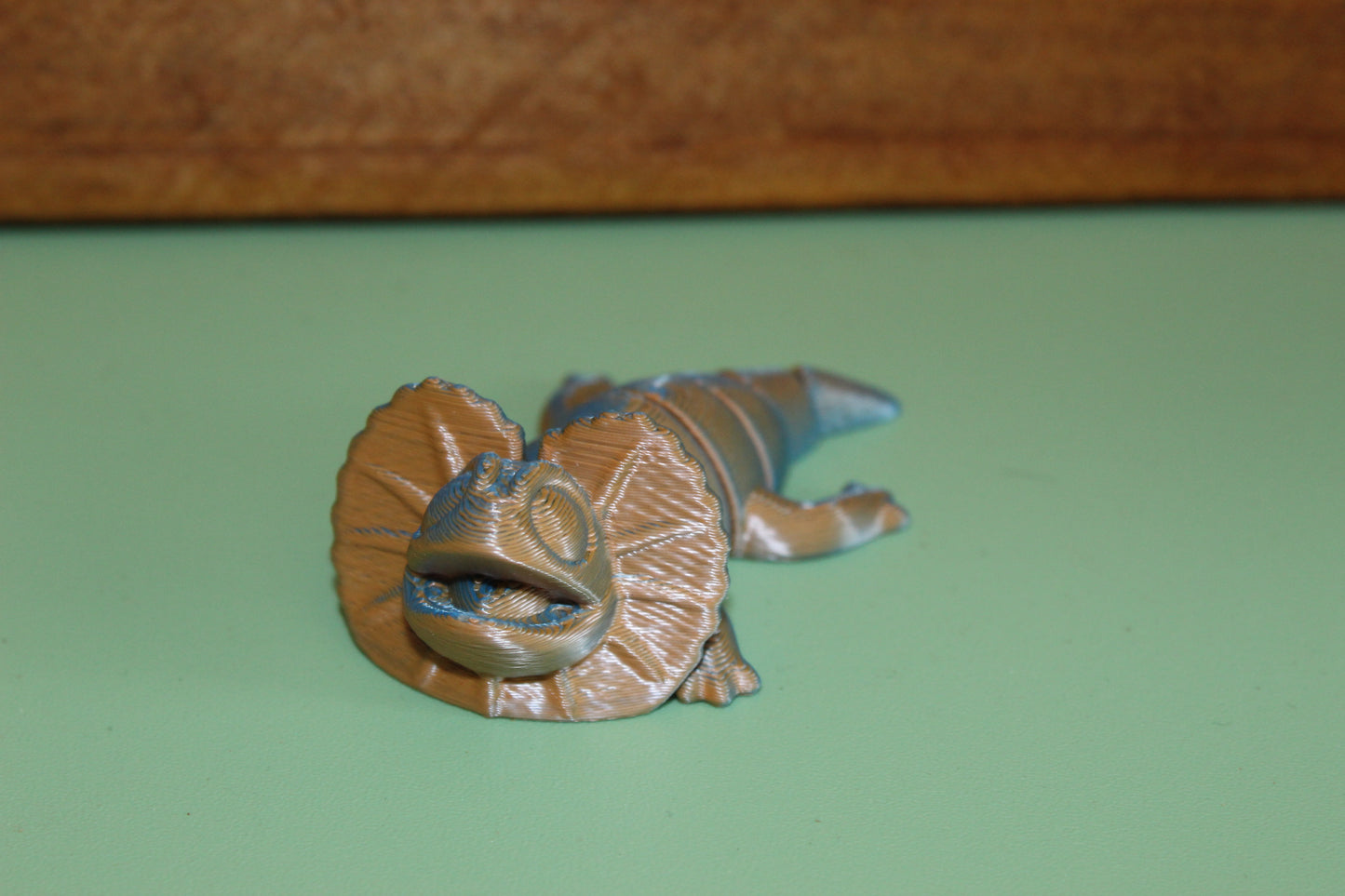 3D-printed Articulated Baby Frilled Neck Lizard