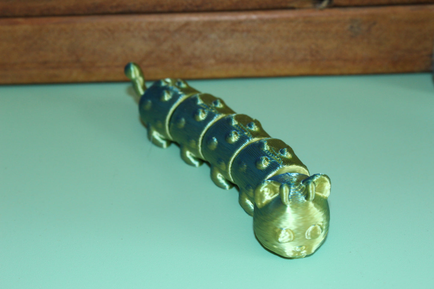 3D-printed Articulated Caterkitty (Caterpillar Kitty)