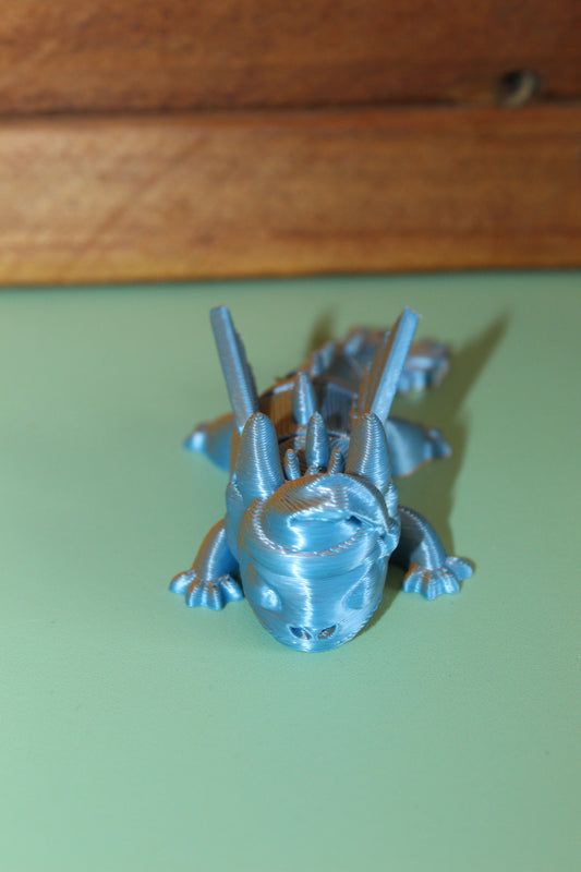 3D-printed Articulated Christmas Night Fury