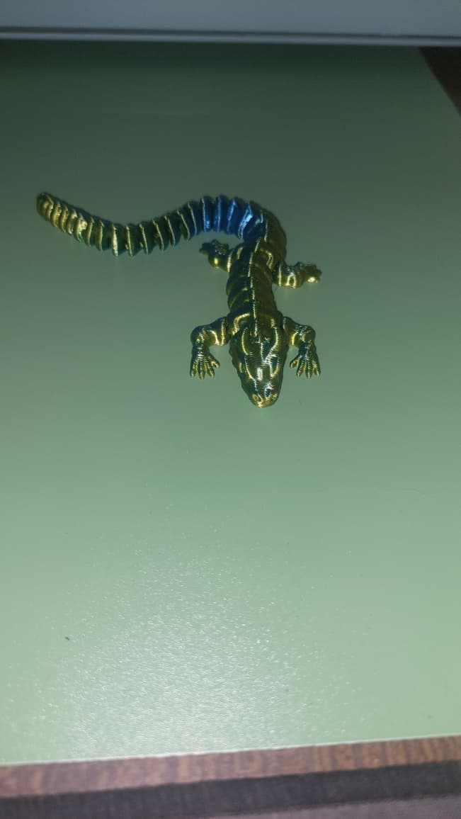 3D-printed Articulated Skeleton Dragon Small