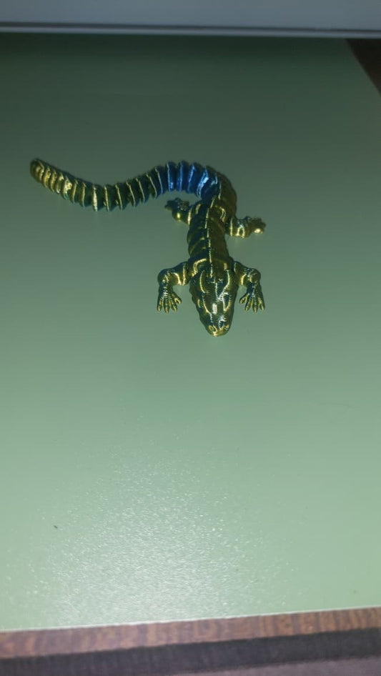 3D-printed Articulated Skeleton Dragon Small