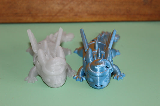 3D-printed Articulated Christmas Night Fury